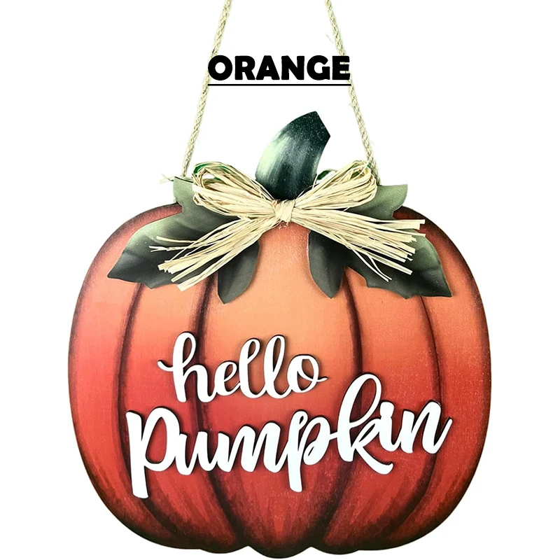 

1 шт., деревянная подвеска в виде тыквы для Хэллоуина