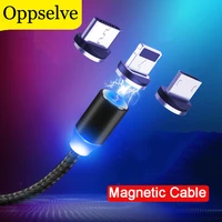 1m 2m magnetic cable micro usb type c fast charging microusb type c magnet charger wire usb c for iphone 11 x xr xs 12 usb cable