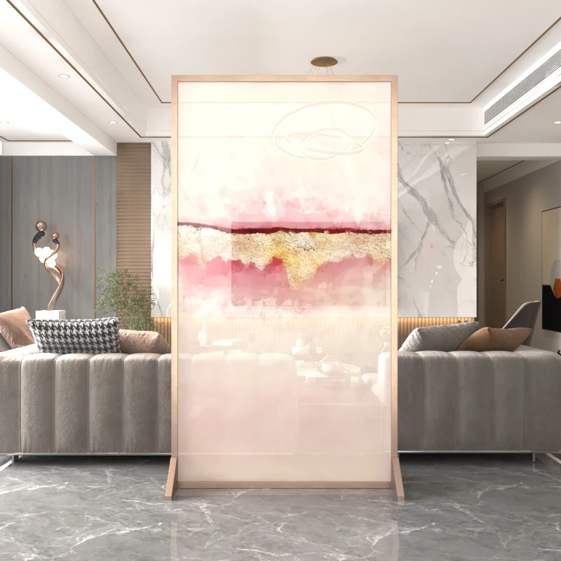 Скандинасветильник роскошный мобильный экран перегородка для гостиной вход в