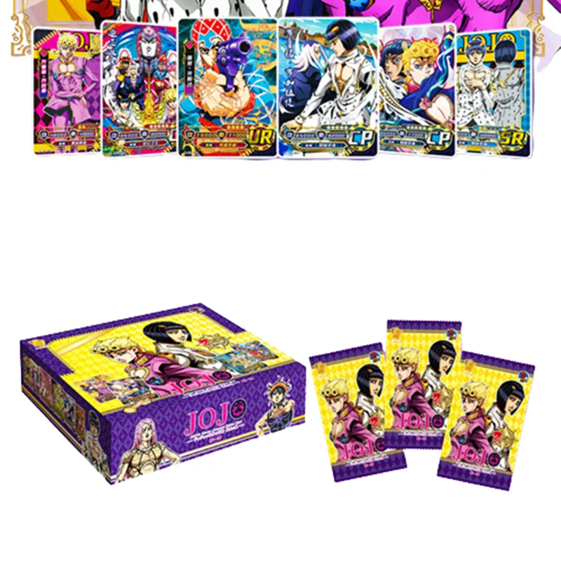 

NEW Japanese Anime JoJo Bizarre Adventure Character Collection Rare Cards Box Game Collectibles Card for Child Kids Gifts