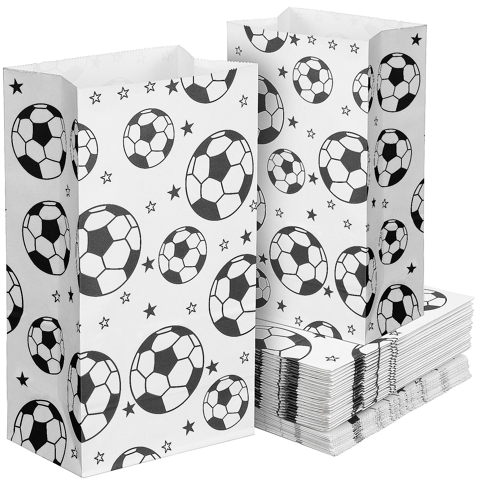 

Decorative Items Party Supplies Candy Paper Bags Small Gift Treat Football Kids Soccer Goodie