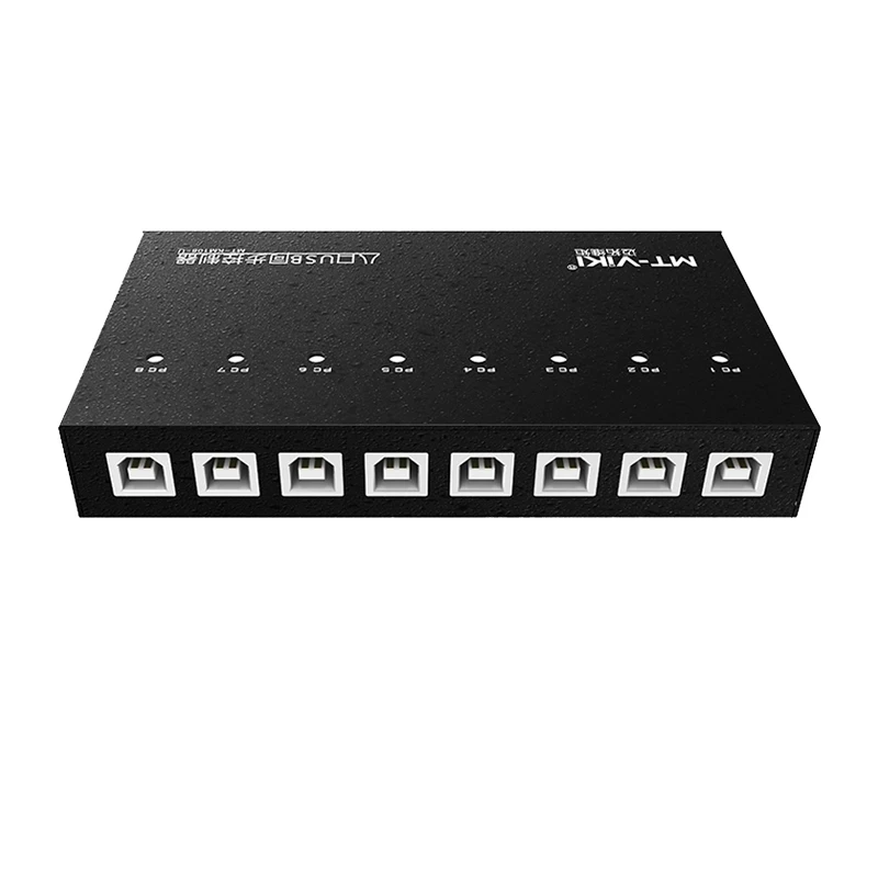MT-VIKI 8 портов KVM Synchnorizer USB 1 комплект Maus tastaur Steuert 8 ПК узлов Hotkey Maus, пересечение квм, звёздочный переключатель