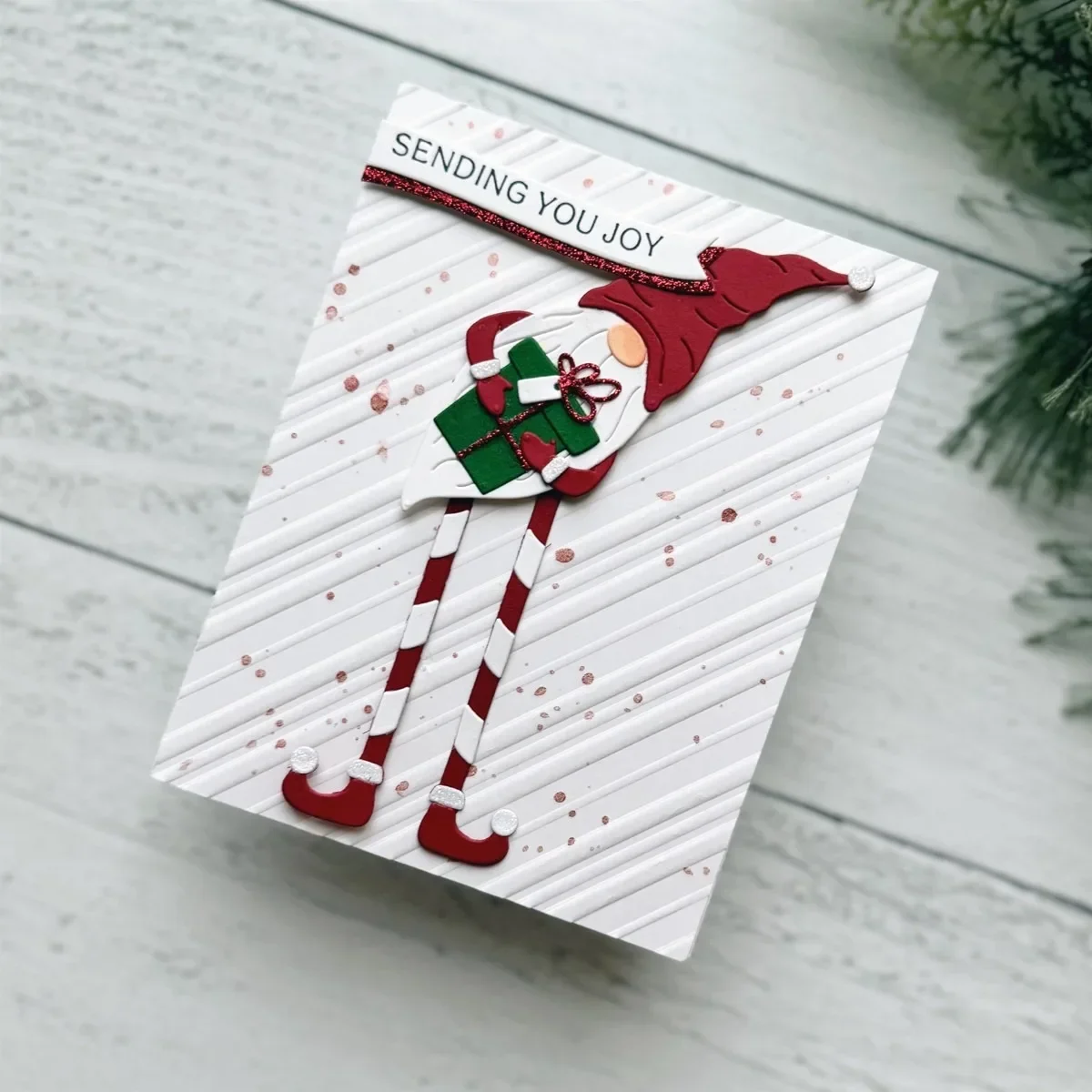 Mmao Craft металлические штампы для резки пресс-форма рождественских танцев гном