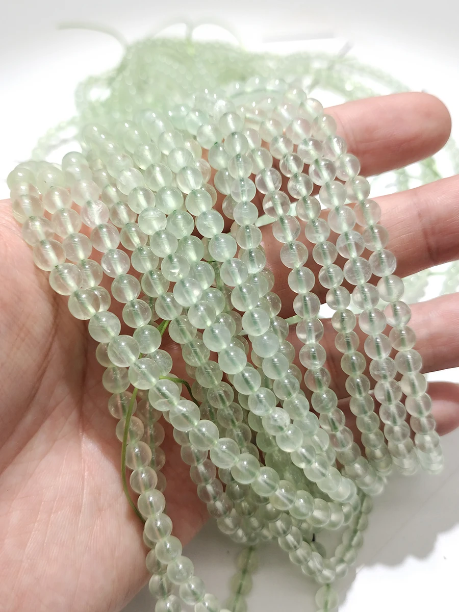 3A Natural Grape Stone Crystal Three Laps Necklace For Women Girl Birthday Gift Fresh Bracelets Fashion Jewelry 5-7mm