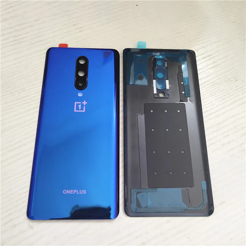 

Стеклянная Задняя панель для Oneplus8, Крышка корпуса, сменная Крышка для аккумулятора, запасные части для OnePlus 8 с объективом камеры