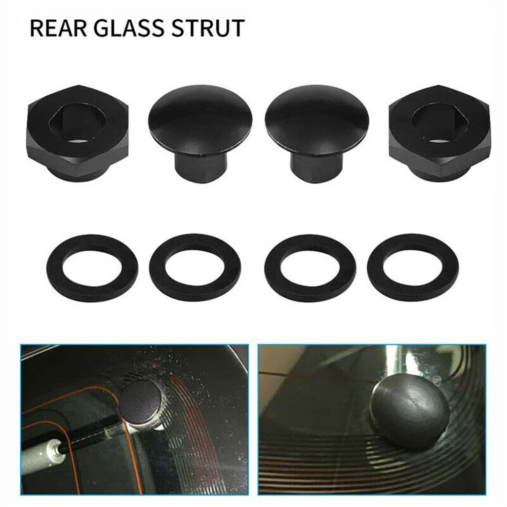 

Car Tool Kit Black Rear Glass Strut Hardware Kit Aluminum For Honda Civic 3Dr Hatchback EG6 92-95 99051BK Glass Pillar Parts
