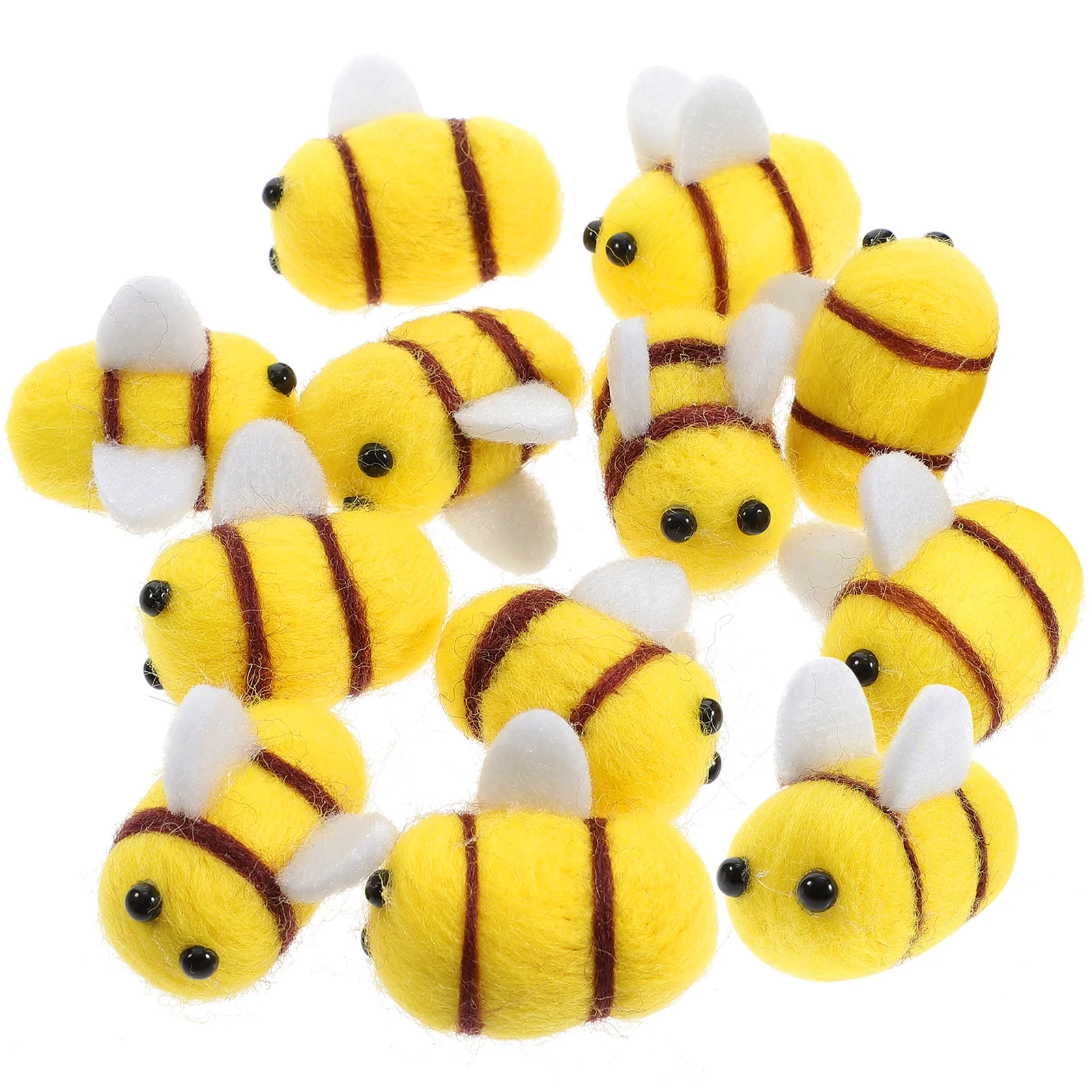 

12pcs Felt Craft Honey Pom Poms for Nursery Tent Hat Cloth Craft Scrapbooking DIY Decoration