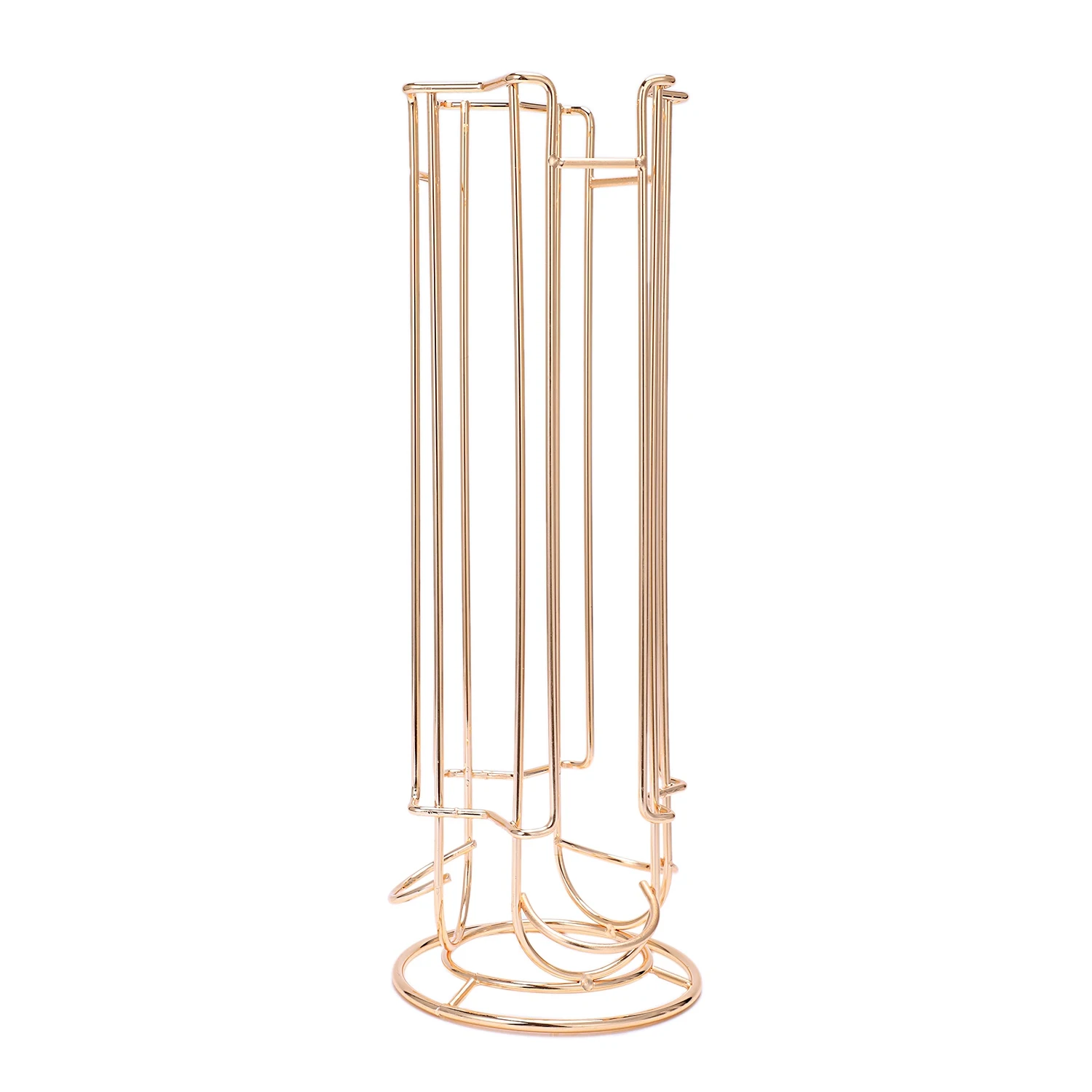 Металлический держатель для кофейных капсул железная хромированная подставка