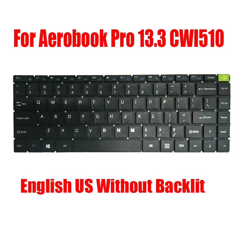 Сменная Клавиатура для ноутбука Chuwi Aerobook Pro 13 3 CWI510 английская черная без