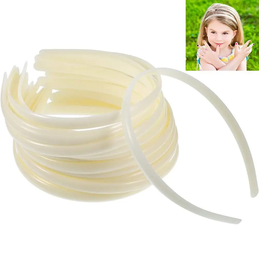

DIY Tool Fashion Women New Plastic Hair Band Headband No Teeth Hairband Girl Hair Accessories Plain Lady