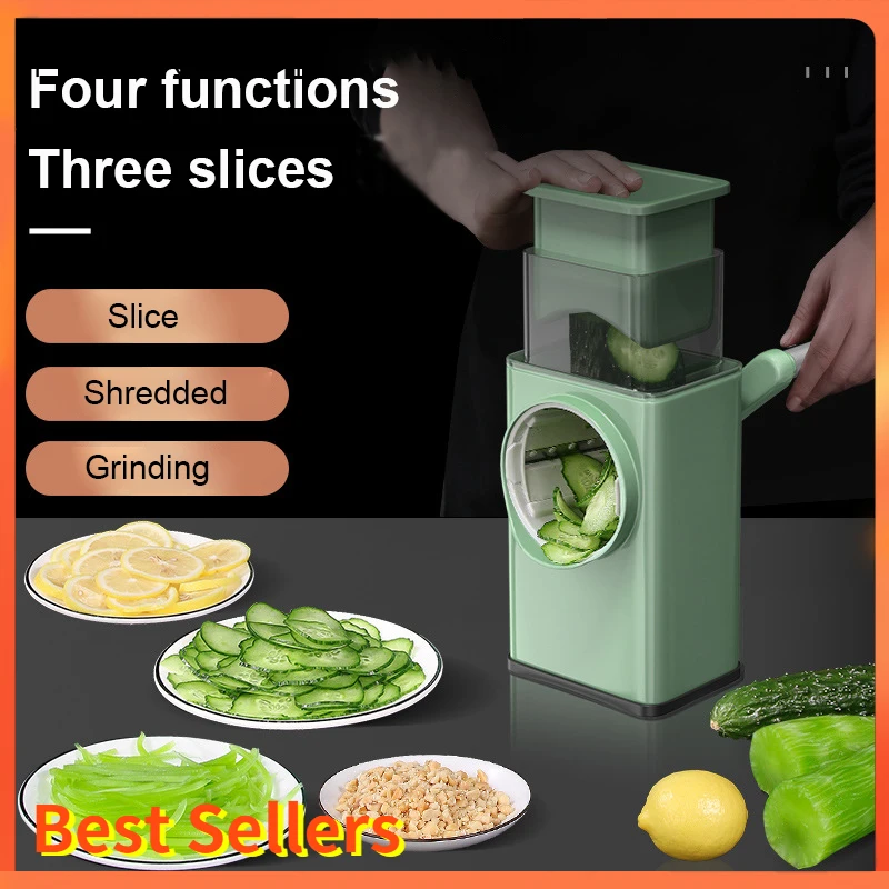 

Multifunctional Vegetable Cutter Artifact Grater Scraping and Slicing Potato Radish Coarse Slicer Household Kitchen Tool