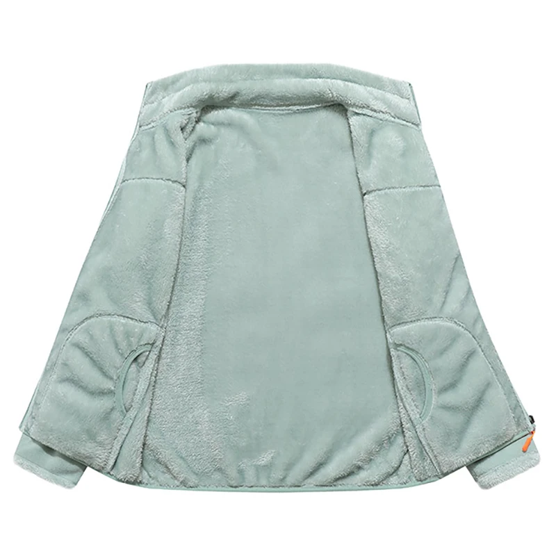 KKSKY Men's/women's Jacket Clothing Winter Double-sided Cashmere Fleece Zipper Male Coat Warm Thick Polyester Man Jackets L-5XL