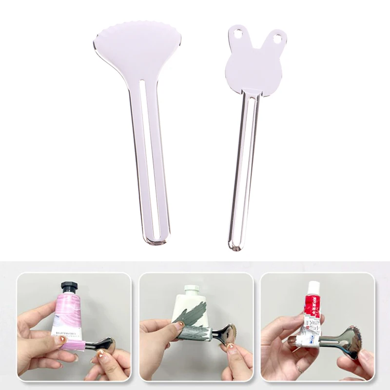 

1Pc Bathroom Metal Toothpaste Squeezer Stainless Steel Tube Squeezer Universal Key Roller for Tube Creams Paint Squeezer Tool