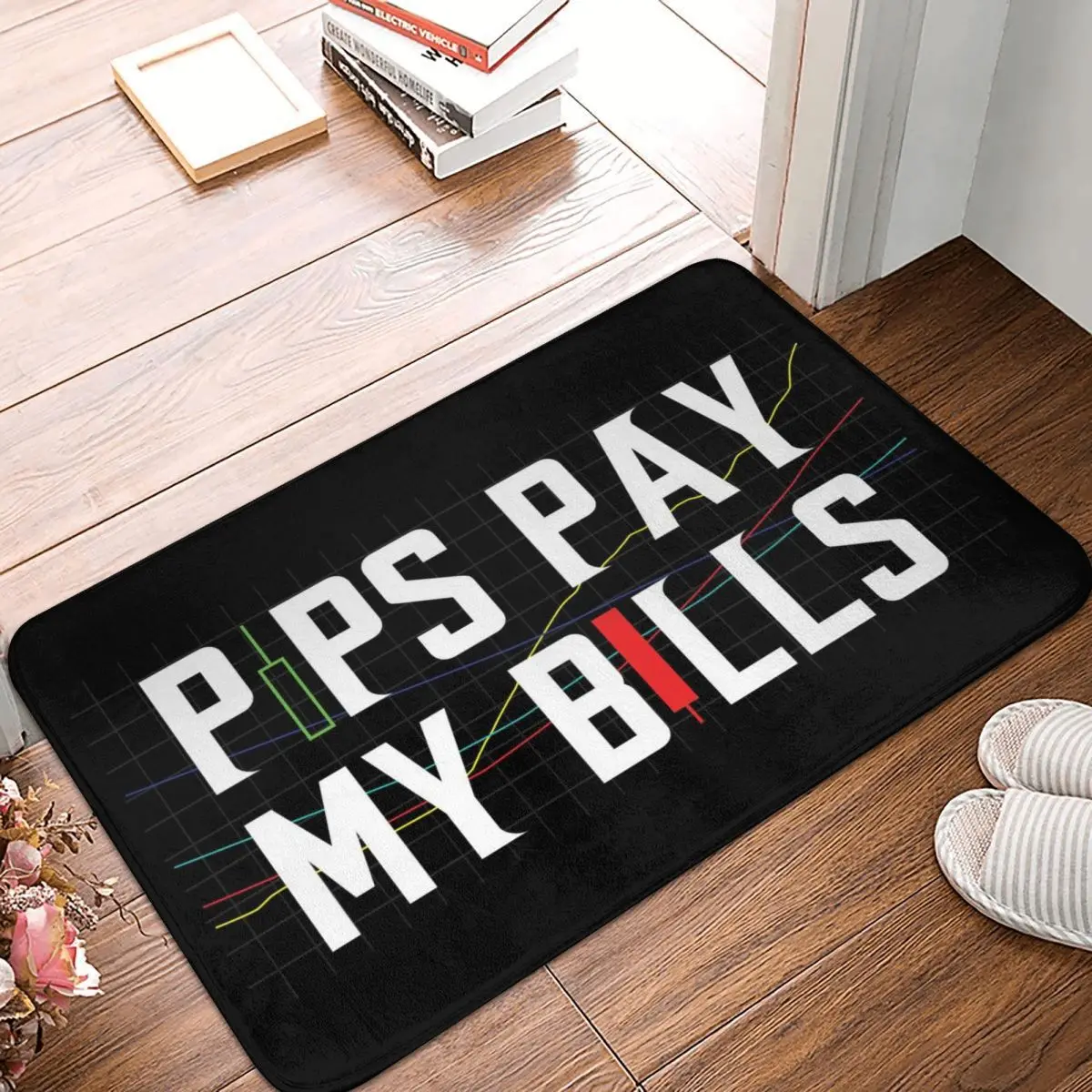 

Shares Anti-Slip Doormat Bath Mat Stock Trading Pips Pay My Floor Carpet Welcome Rug Indoor Decor