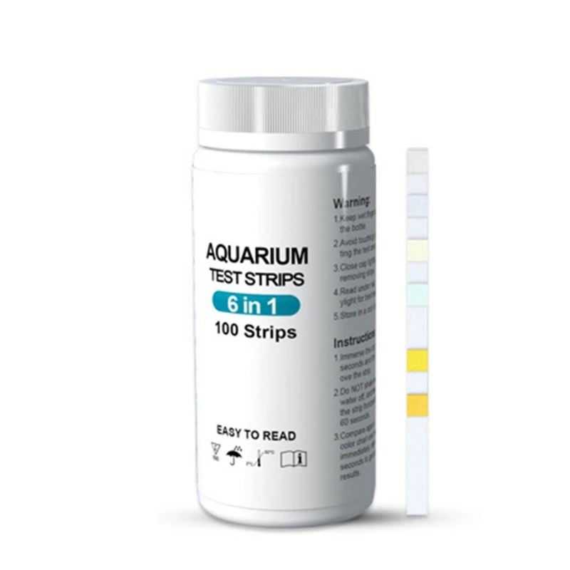 

Aquarium Test Strips Fish 5 in 1 Test Strips Accurate Result for Fish 6XDE
