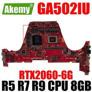 GA502IU Laptop Motherboard for ASUS GA502IU GA502I GA502 Notebook Motherboard Mainboard RTX2060-6G G in USA (United States)