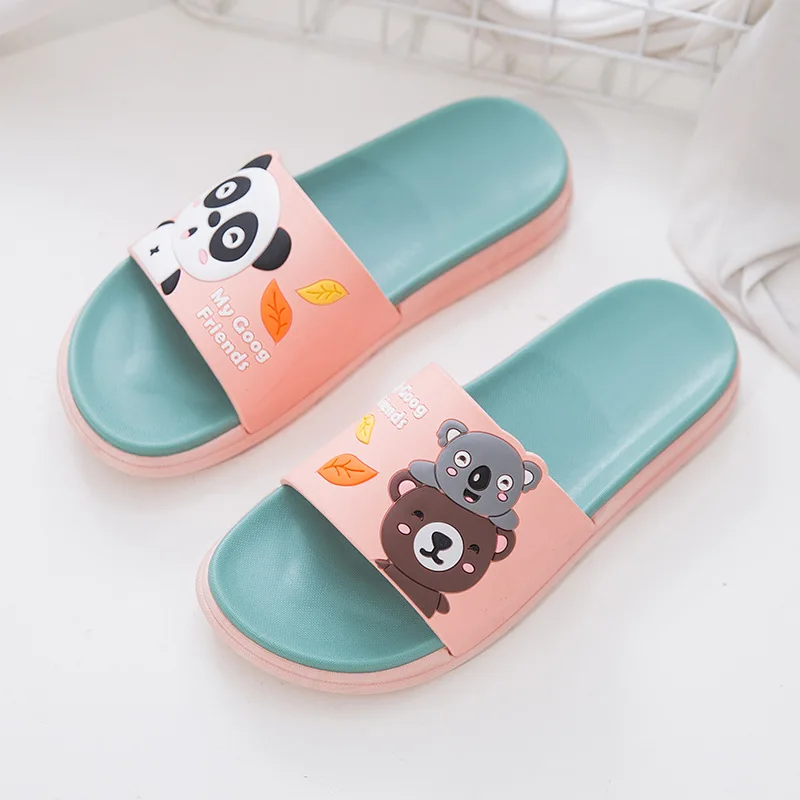 Shoes women wear thick bottom 2022 summer home indoor home fashion cartoon cute non-slip sandals