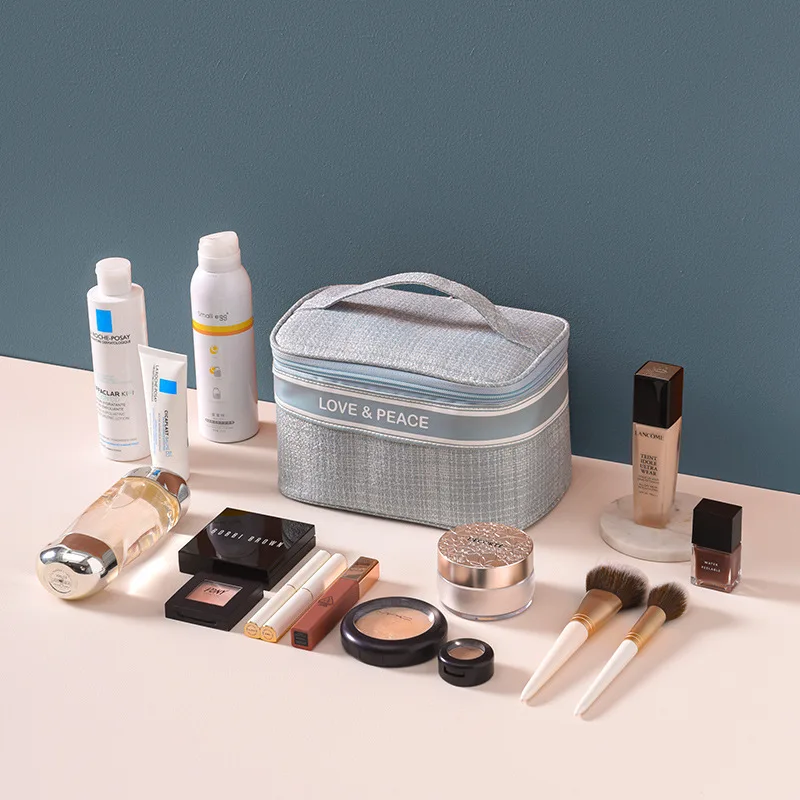 

New Cosmetic Bag Travel Organizer Women Multifunction Toiletries Storage Pouch Makeup Package Case Toiletry Kit