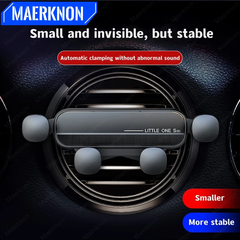 Автомобильный держатель для телефона, универсальный гравитационный кронштейн с креплением на вентиляционное отверстие, подходит для iPhone 13 Pro, Xiaomi, Samsung