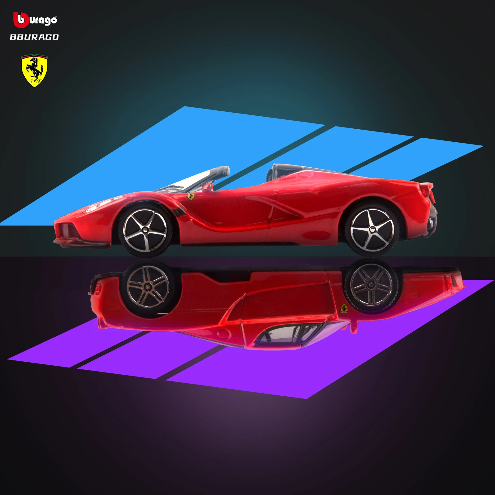 Модель автомобиля Bburago Ferrari 488GTE 1:43 литой из сплава Laferrari F430 Itlalia 458 488 вызов gto F40