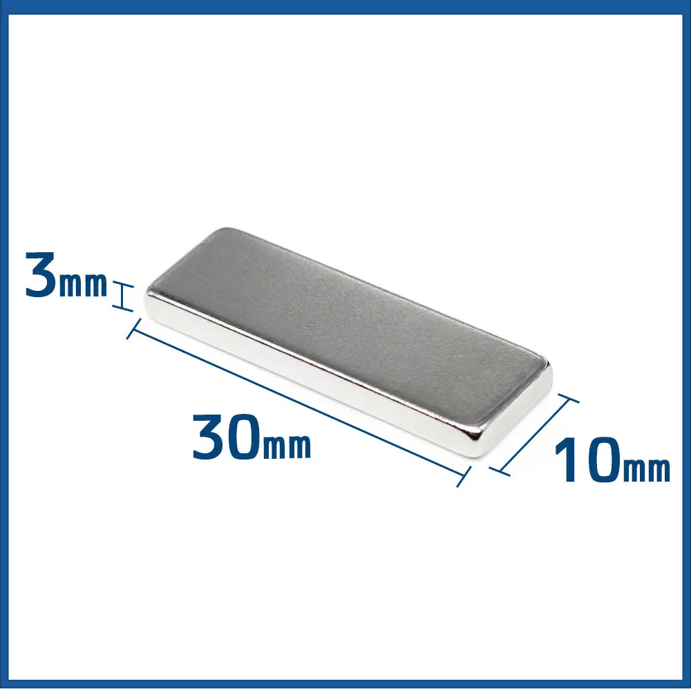 

2/5/10/20/30/50PCS 30x10x3mm Block Super Strong Powerful Magnets Sheet N35 Permanent Magnet 30x10x3 Neodymium Magnet 30*10*3