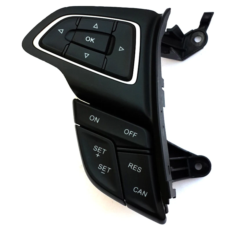 

For Ford Focus Mk3 2015-2017 Kuga 2017 Cruise Control Switch Multifunction Steering Wheel Button Bluetooth O Button(Without
