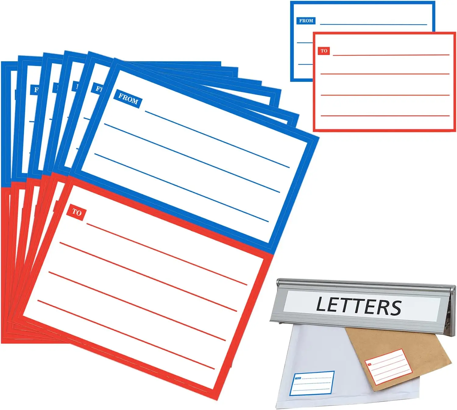 

to from Return Address Mailing Labels BlanK Mail Shipping Permanent Adhesive Postage Handwriting to/from Tags Sticker for school