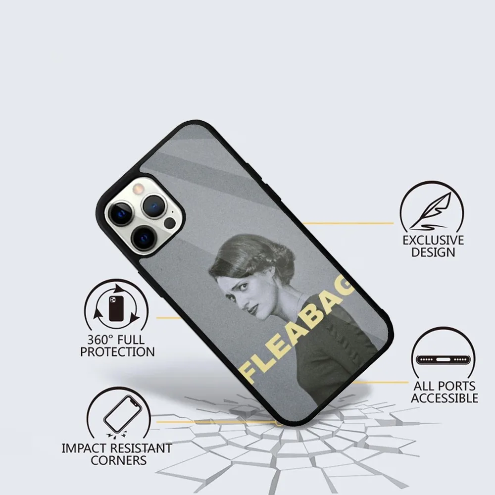 Чехол для телефона Tv F-FleabagS iPhone 16 15 14 13 12 11 Plus Pro Max Mini Magsafe магнитная Беспроводная