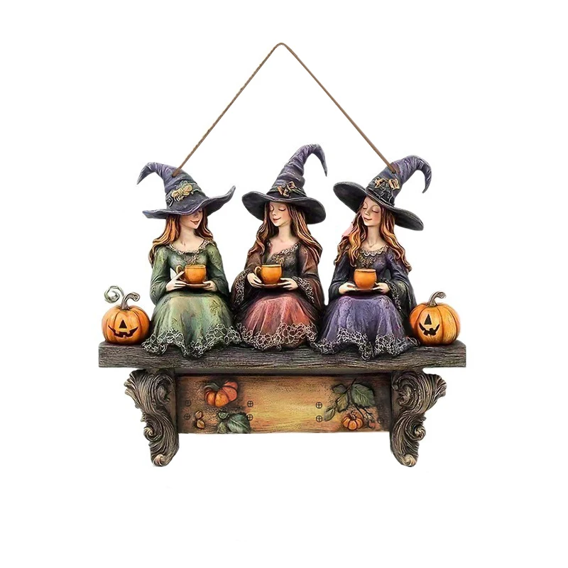 

Деревянные подвесные украшения тыквы ведьмы