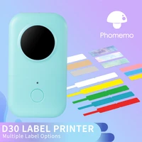 d30 mini label printer portable pocket label maker price tag planner sticker wireless thermal printer for home office