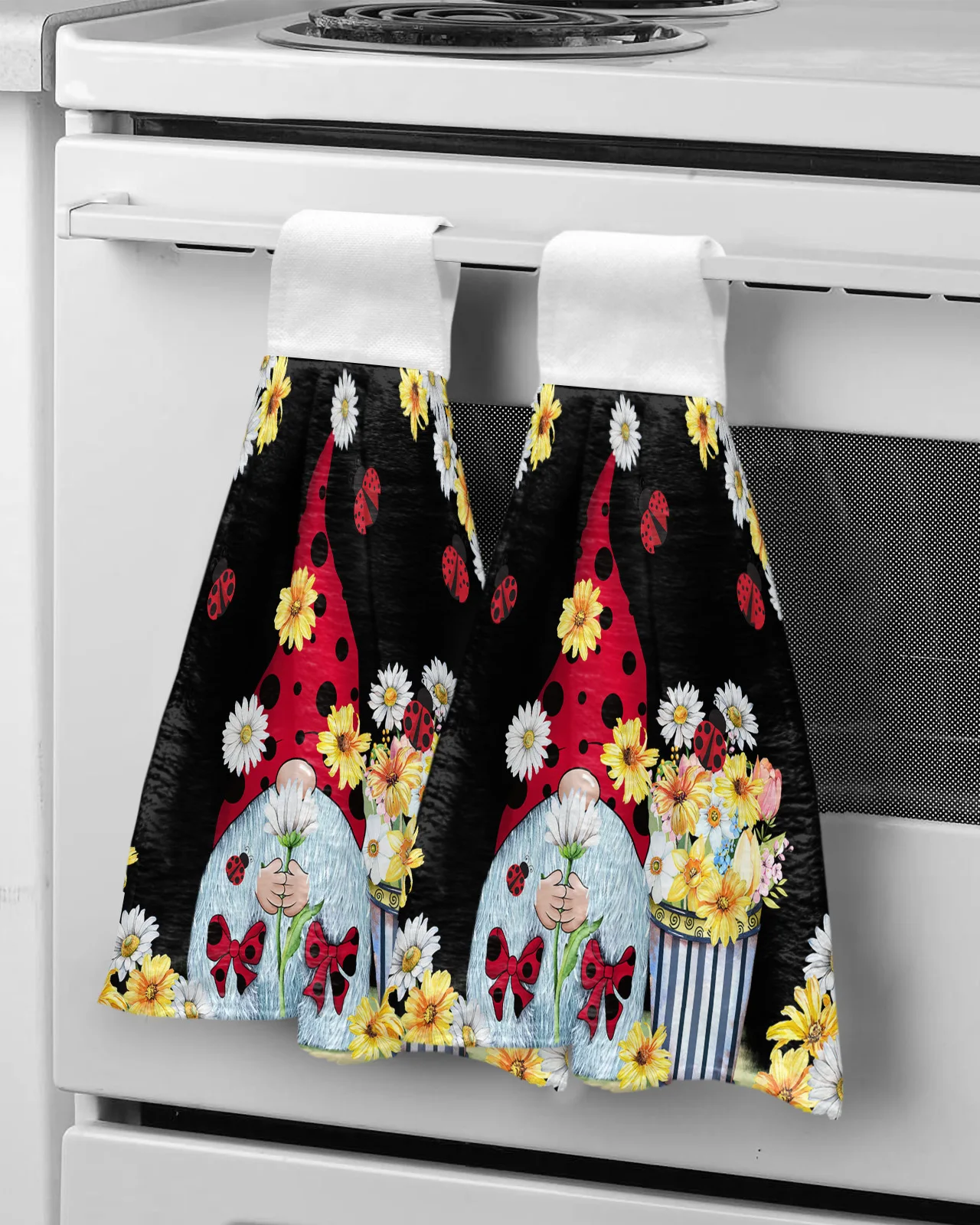 Absorbent Hanging Towels Home Kitchen Wipe Dishcloths Bathroom Bath Wipe