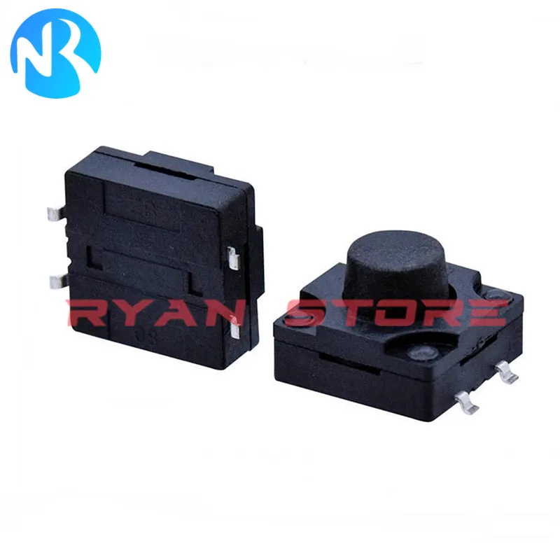 

Водонепроницаемый тактильный Кнопочный микропереключатель PCB, 20 шт., 12*12*4,3 5H 6 7 7,5 H 8,5 9 9,5 мм 10 мм 10,5 11 12 мм 12X12 SMD 4Pin