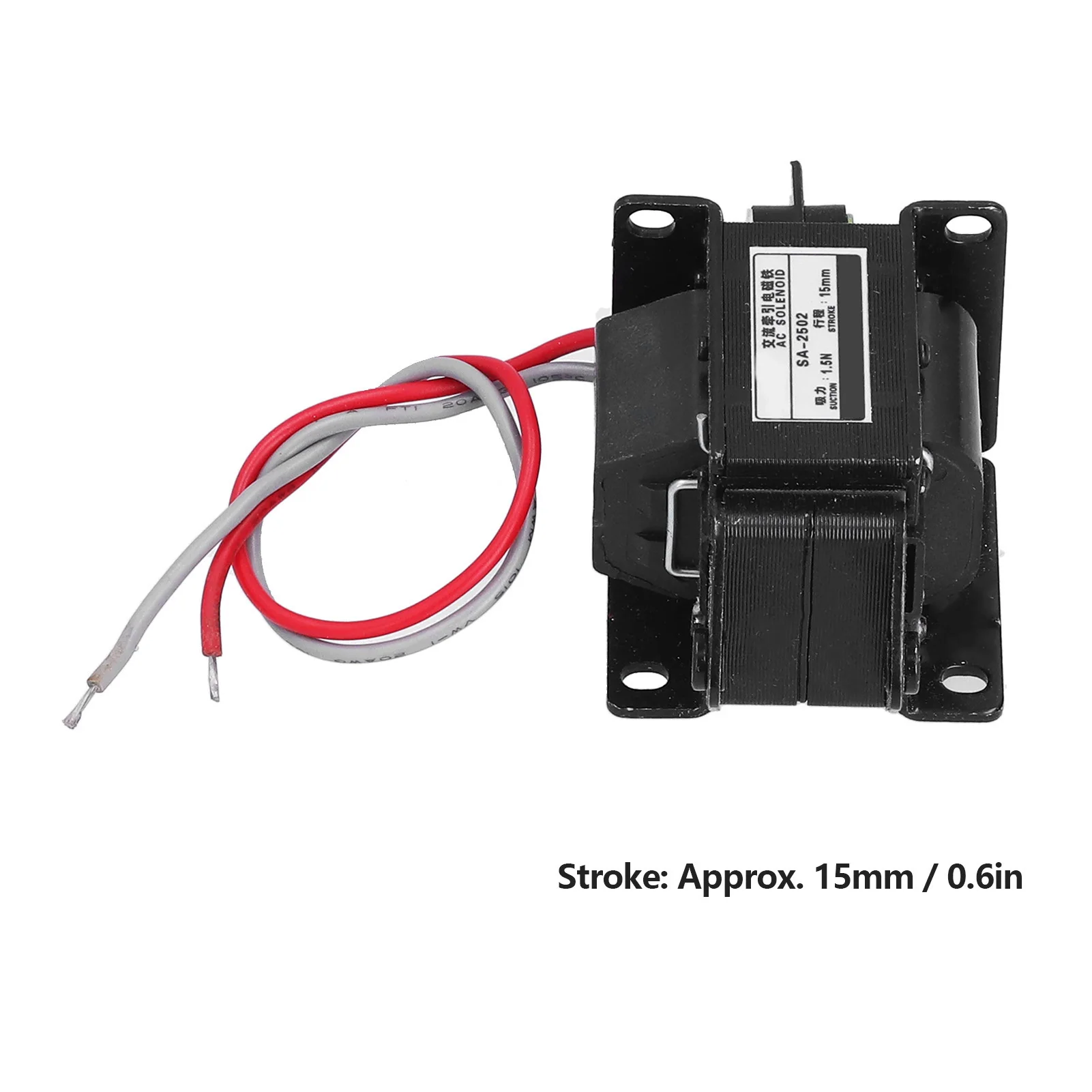 

BERM AC Solenoid Electromagnet Traction Push Pull Electric Magnet AC220V SA‑2502 SA‑2402 SA‑2602