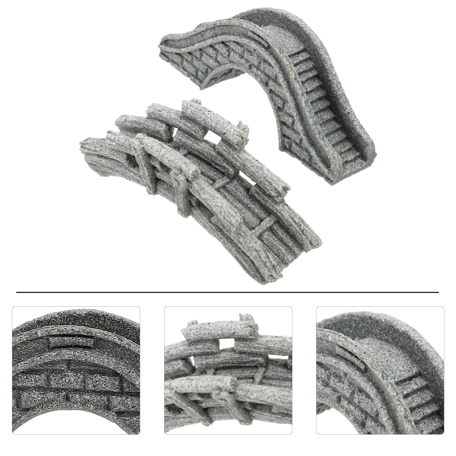 

Bridge Garden Miniature Mini Zen Decoration Bonsai Ornament Figurine Sandstone Accessories Statue Kit Desktop Decorations