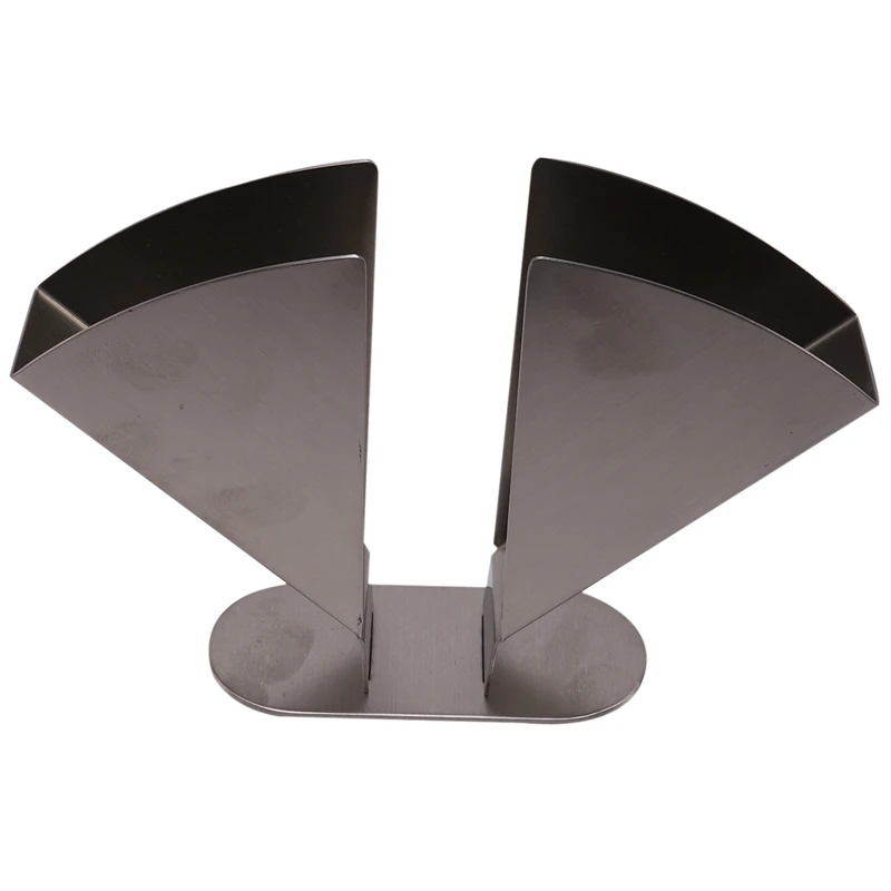 

Hot Stainless Steel Napkin Holder Paper Serviette Dispenser Vertical Decorative Tissue Rack Box For Dining Table Kitchen Counter