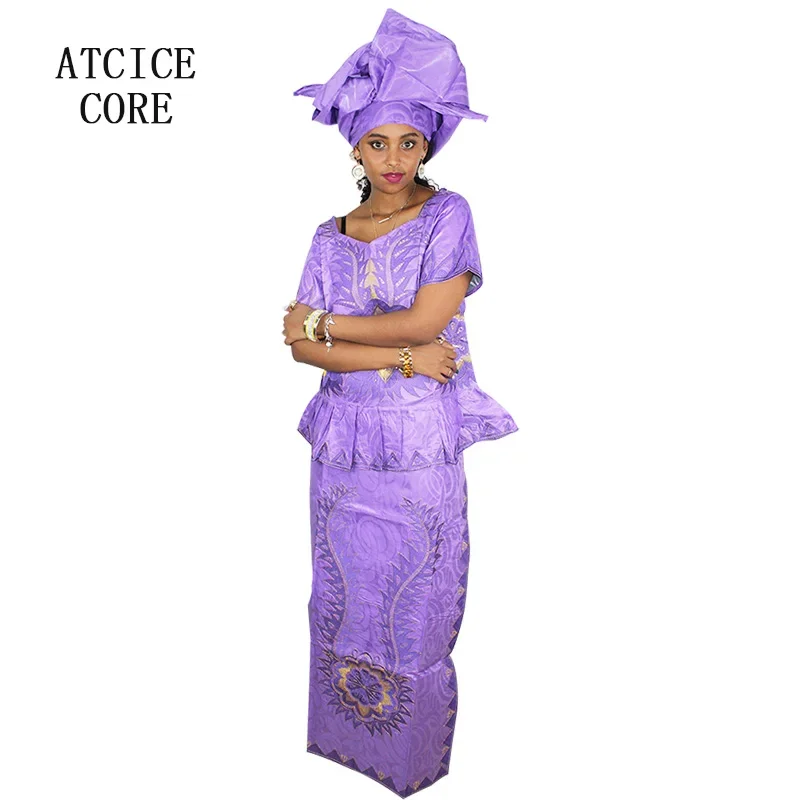 Африканское платье с вышивкой Bazin дизайнерские африканские платья для женщин