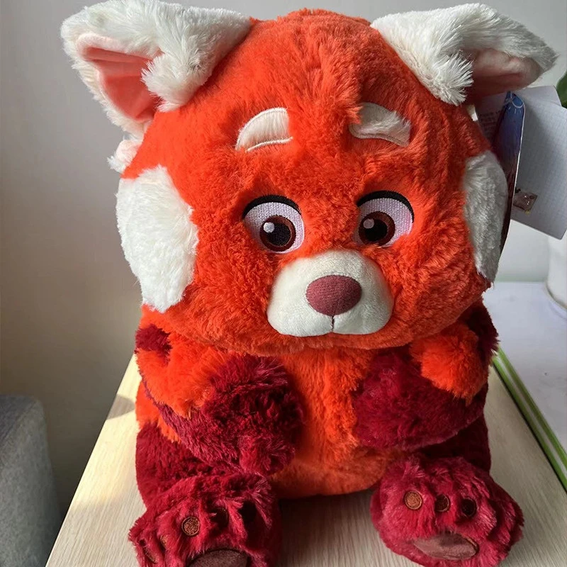

Cartoon Turnings Reds Panda Plush Doll Cartoon Turning Mei Panda Plushies Anime Stuffed Doll Toys Gifts for Children Birthday