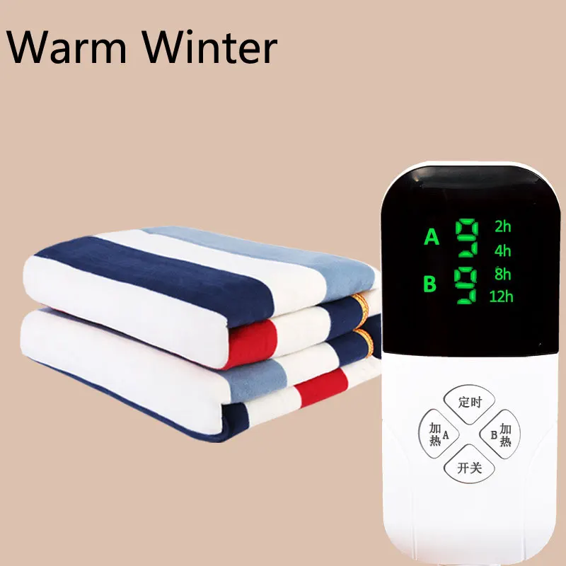 

Winter Electric Blanket 220/110V Thicker Heater Heated Blanket Mattress Thermostat Electric Heating Blanket Body Warmer
