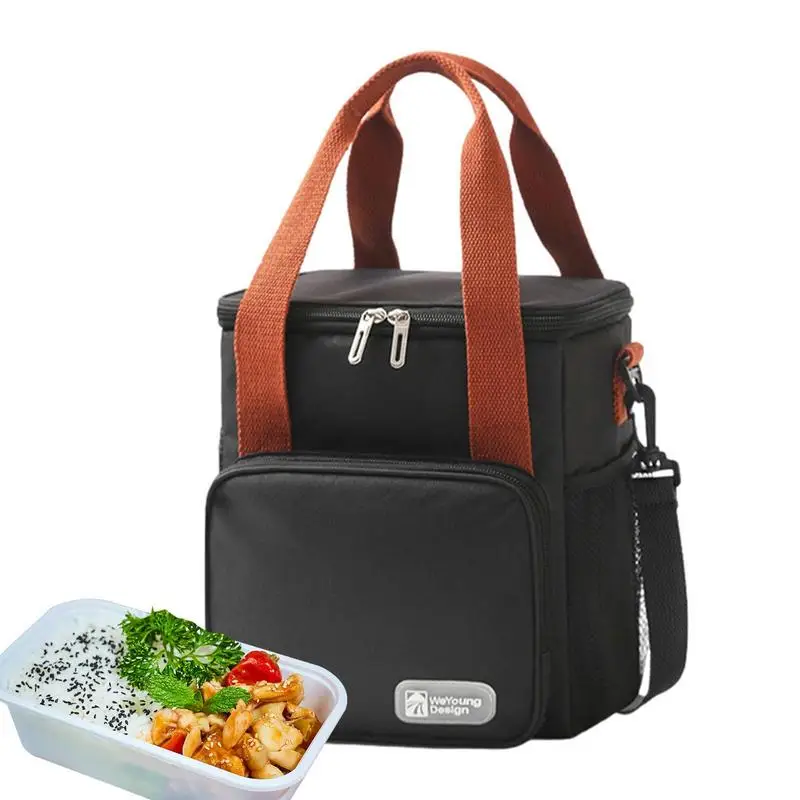 

Lunch Sack Insulated Bag Tote For Food Storage Portable High Capacity Food Storage Tote Waterproof Thermal Cooler Sack Food
