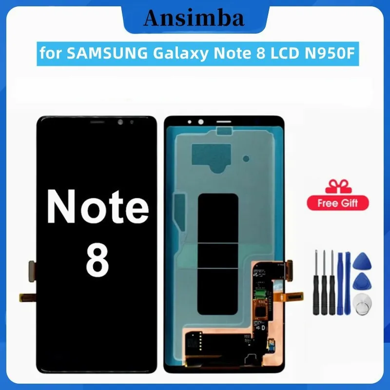 

Новый оригинальный ЖК-дисплей для Samsung Galaxy Note 8 N930 N950 N960 N970 N975 ЖК-экран дисплей сенсорный дигитайзер в сборе Замена