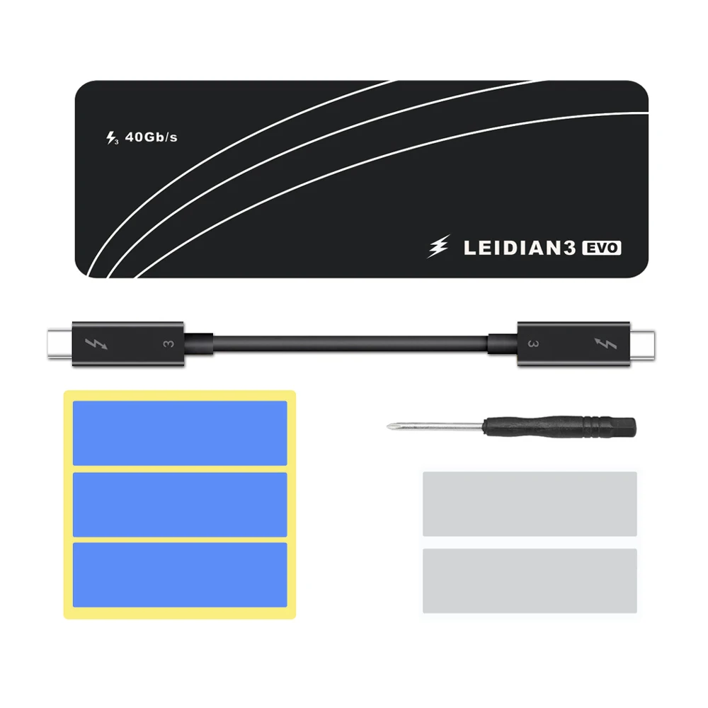 

SSD флэш-накопитель, интерфейс Thunderbolt 3 M.2 NVME, корпус SSD, футляр, NVME to чехол, алюминий, USB 3,1, 40 Гбит/с, M.2 PCIE SSD, флэш-диск 2280 M2 LEIDIAN3