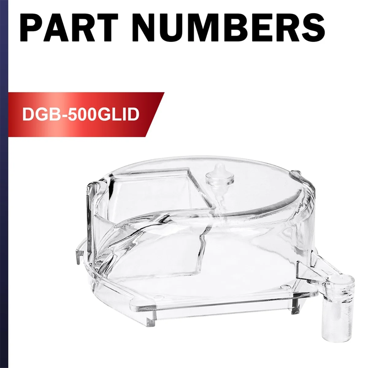 DGB-500GLID для кофеварки Cuisinart прозрачная кофеварка сменная крышка сборки кофемолки -
