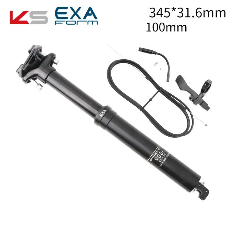 30.9/31.6*395mm Wire Control Lift Seat Tube Internal Routing Iamok  Post Kindshock EXA 900i Mountain Bike Dropper post