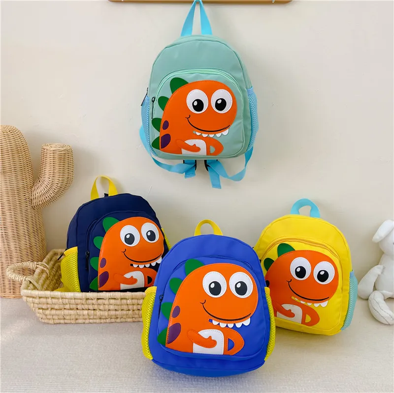 Cartoon Fashion Little Dinosaur Children's Schoolbag Kindergarten Middle and Small Classes Baby Backpacks for 2-5 Years Old