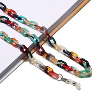 15 colors lanyard acrylic leopard print glasses chain sunglasses rope for women men 2022
