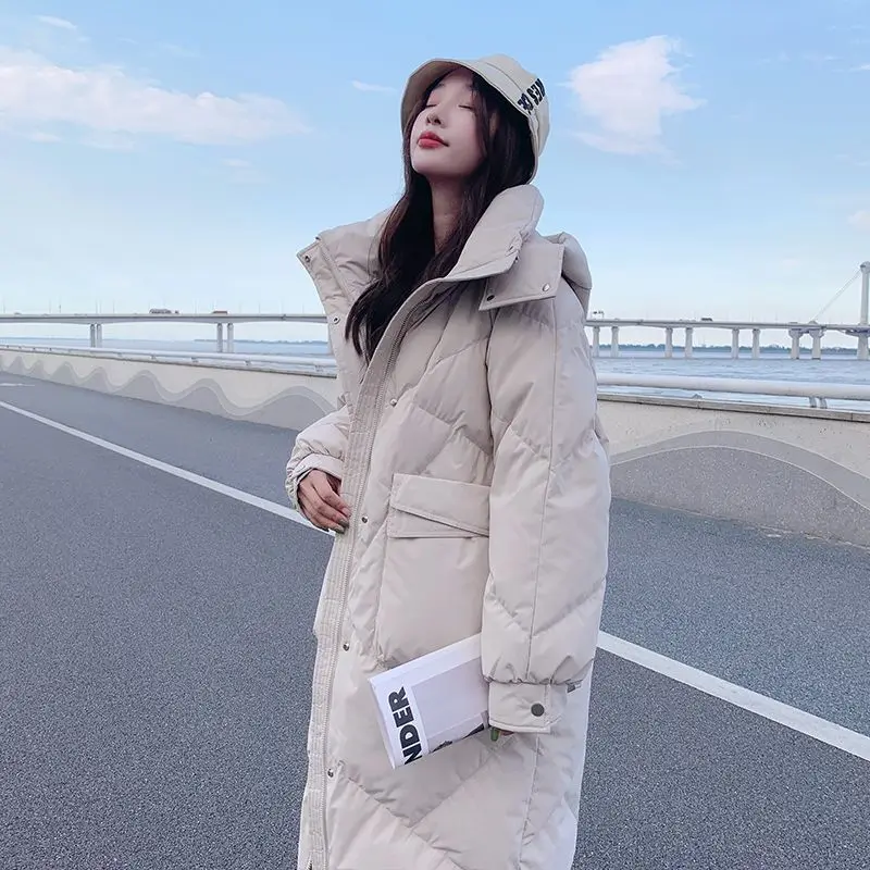 Winter Women's Cold Coat Parkas Jackets Super Hot Coats Hooded Long Cotton Padded Jacket Womens Winter Clothing 2022 Fashion