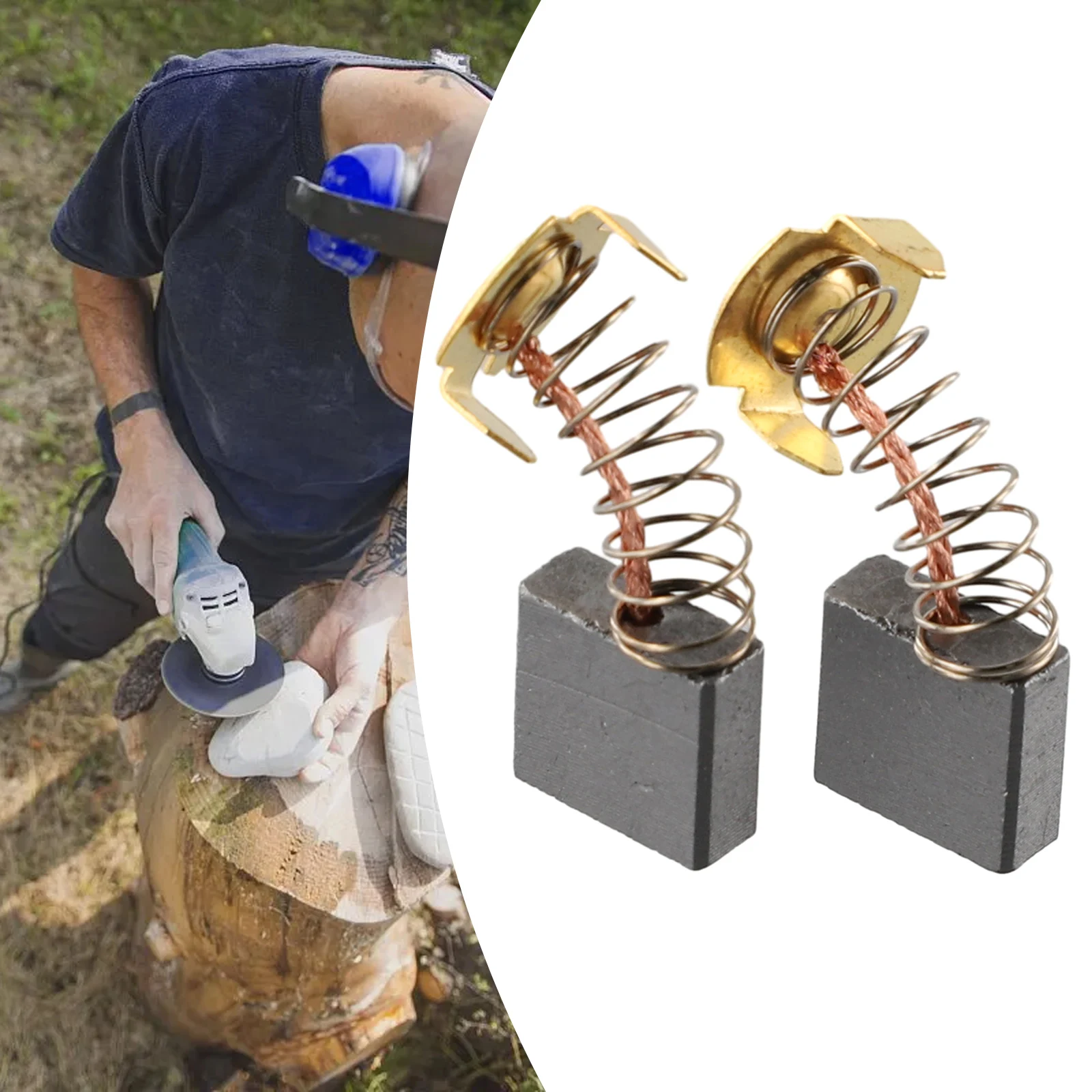 

2 шт./компл. угольные щетки для Ma-upra GA9050 GA9067 9069, угловые шлифовальные машины CB204 CB-204 для электроинструментов, аксессуары для полировальных машин