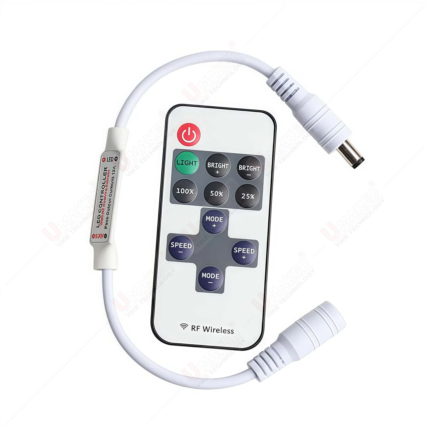 1set Mini 11Keys LED Strip Controller Wireless Dimmer RF Remote DC 5V 12V 24V For 5050 2835 Single Color