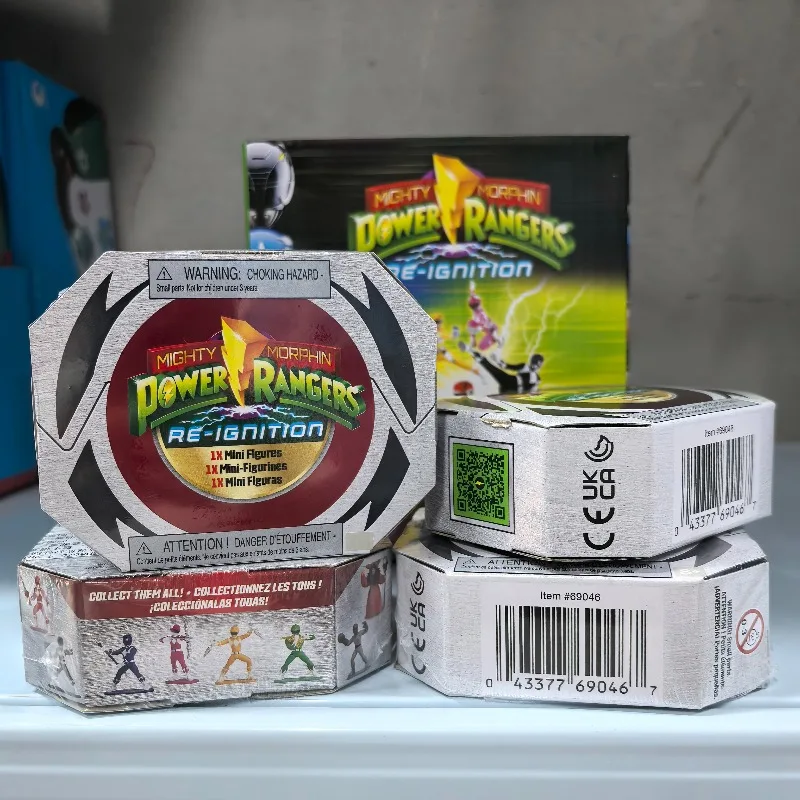 Фото Игровые фигурки Playmates POWER RANGERS Re-ignition: мини-фигурки, куклы, игрушки в слепых коробках, коллекционные модели, украшения, подарки №2