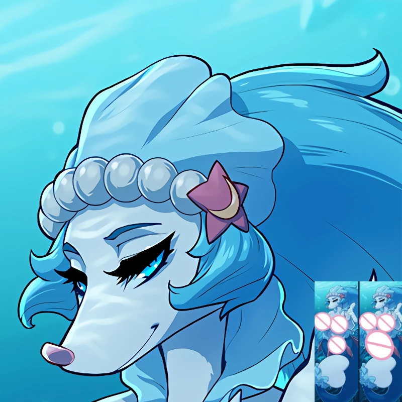 Наволочка аниме примарина пушистая самодельная с двусторонним принтом